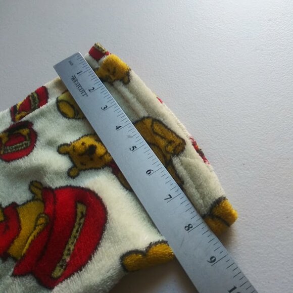 Disney women's size L yellow and red Winnie the Pooh pajama pants - Picture 12 of 14